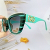 Mắt Kính Thời Trang Nữ - Kính D&G Nữ Màu Xanh Pastel Cao Cấp Full Box Mã 20272
