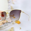 Mắt Kính Thời Trang Nữ - Kính Dior Mắt Mèo Khói Gọng Kim Loại Cao Cấp Full Box