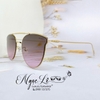 Mắt Kính Thời Trang Nữ - Kính Dior Mắt Mèo Màu Tím Khói Gọng Kim Loại Cao Cấp