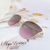 Mắt Kính Thời Trang Nữ - Kính Dior Mắt Mèo Màu Tím Khói Gọng Kim Loại Cao Cấp