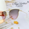 Mắt Kính Thời Trang Nữ - Kính Dior Mắt Mèo Màu Tím Khói Gọng Kim Loại Cao Cấp