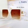 Mắt Kính Thời Trang Nữ - Kính Dior Nâu Sữa Gọng Kim Loại Tròng Polarized Cao Cấp Mã 9918