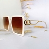 Mắt Kính Thời Trang Nữ - Kính Dior Nâu Sữa Gọng Kim Loại Tròng Polarized Cao Cấp Mã 9918