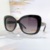 Mắt Kính Thời Trang Nữ - Kính Dior Nữ Đen Bầu Tròng Polarized Cao Cấp 65188