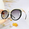 Mắt Kính Thời Trang Nữ - Kính Dior Nữ Màu Đen Khói Gọng Kim Loại Cao Cấp 2743