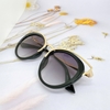 Mắt Kính Thời Trang Nữ - Kính Dior Nữ Màu Đen Khói Gọng Kim Loại Cao Cấp 2743