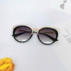 Mắt Kính Thời Trang Nữ - Kính Dior Nữ Màu Đen Khói Gọng Kim Loại Cao Cấp 2743