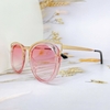 Mắt Kính Thời Trang Nữ - Kính Dior Nữ Màu Hồng Pastel Gọng Kim Loại Cao Cấp Mã 2743