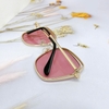 Mắt Kính Thời Trang Nữ - Kính Dior Nữ Màu Hồng Tròng Vuông Viền Kim Loại Full Box