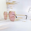 Mắt Kính Thời Trang Nữ - Kính Dior Nữ Màu Hồng Tròng Vuông Viền Kim Loại Full Box