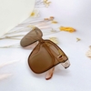 Mắt Kính Thời Trang Nữ - Kính Dior Nữ Màu Trà Tròng Polarized Cao Cấp Mã 9915