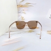 Mắt Kính Thời Trang Nữ - Kính Dior Nữ Màu Trà Tròng Polarized Cao Cấp Mã 9915
