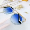 Mắt Kính Thời Trang Nữ - Kính Dior Nữ Màu Xanh Da Trời Gọng Kim Loại Cao Cấp Mã 2743