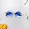 Mắt Kính Thời Trang Nữ - Kính Dior Nữ Màu Xanh Da Trời Gọng Kim Loại Cao Cấp Mã 2743