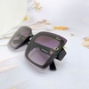 Mắt Kính Thời Trang Nữ - Kính Dior Nữ Vuông Đen Khói Tràn Viền Cao Cấp D77-703