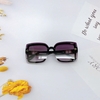 Mắt Kính Thời Trang Nữ - Kính Dior Nữ Vuông Đen Khói Tràn Viền Cao Cấp D77-703