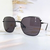 Mắt Kính Thời Trang Nữ - Kính Dior Nữ Vuông Viền Kim Loại Màu Đen Tròng Polarized Mã B80-148