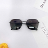 Mắt Kính Thời Trang Nữ - Kính Dior Nữ Vuông Viền Kim Loại Màu Đen Tròng Polarized B80-148
