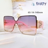 Mắt Kính Thời Trang Nữ - Kính Dior Ombre Hồng Vuông Tròng Polarized Cao Cấp 72050
