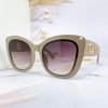 Mắt Kính Thời Trang Nữ - Kính Fendi Mắt Mèo Màu Xám Grey Tròng Khói Cao Cấp 2371