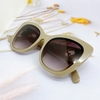 Mắt Kính Thời Trang Nữ - Kính Fendi Mắt Mèo Màu Xám Grey Tròng Khói Cao Cấp 2371