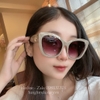 Mắt Kính Thời Trang Nữ - Kính Fendi Mắt Mèo Màu Xám Grey Tròng Khói Cao Cấp 2371