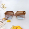 Mắt Kính Thời Trang Nữ - Kính Fendi Nữ Vuông Màu Ombre Trà Xanh Cao Cấp Full Box 9930