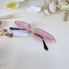 Mắt Kính Thời Trang Nữ - Kính GM Nữ Màu Hồng Baby Cá Tính Gọng Kim Loại