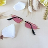 Mắt Kính Thời Trang Nữ - Kính GM Nữ Màu Hồng Baby Cá Tính Gọng Kim Loại