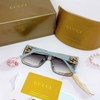 Mắt Kính Thời Trang Nữ - Kính Gucci Nữ Cao Cấp Vuông Xám Lông Chuột 8932 FullBox