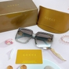 Mắt Kính Thời Trang Nữ - Kính Gucci Nữ Cao Cấp Vuông Xám Lông Chuột 8932 FullBox