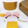 Mắt Kính Thời Trang Nữ - Kính Gucci Nữ Màu Hồng Tròn Gọng Kim Loại Cao Cấp FullBox