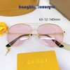 Mắt Kính Thời Trang Nữ - Kính Gucci Nữ Màu Hồng Tròng Bầu Gọng Kim Loại Mã GO0229S