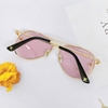 Mắt Kính Thời Trang Nữ - Kính Gucci Nữ Màu Hồng Tròng Bầu Gọng Kim Loại Mã GO0229S