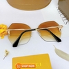 Mắt Kính Thời Trang Nữ - Kính Gucci Nữ Màu Nâu Trà Tròng Vuông Cao Cấp Full Box Mã 2438