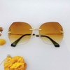 Mắt Kính Thời Trang Nữ - Kính Gucci Nữ Màu Nâu Trà Tròng Vuông Cao Cấp Full Box Mã 2438
