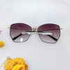 Mắt Kính Thời Trang Nữ - Kính Gucci Nữ Màu Xám Gọng Ong Cao Cấp Full Box Mã B80-88