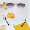 Mắt Kính Thời Trang Nữ - Kính Gucci Nữ Màu Xám Gọng Ong Cao Cấp Full Box Mã B80-88