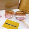 Mắt Kính Thời Trang Nữ - Kính Gucci Nữ Ombre Nâu Hồng Cao Cấp Full Box Mã D77-705