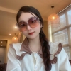 Mắt Kính Thời Trang Nữ - Kính Gucci Nữ Ombre Nâu Trà Cao Cấp Full Box - Mã D77-705