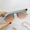 Mắt Kính Thời Trang Nữ - Kính Gucci Nữ Ombre Nâu Trà Cao Cấp FullBox - Mã GG8927