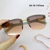 Mắt Kính Thời Trang Nữ - Kính Gucci Nữ Ombre Nâu Trà Cao Cấp FullBox - Mã GG8927