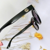 Mắt Kính Thời Trang Nữ - Kính Gucci Nữ Tròng Bầu Đen Cao Cấp Full Box Mã 9327