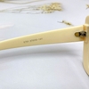 Mắt Kính Thời Trang Nữ - Kính Gucci Nữ Tròng Vuông Đen Gọng Sữa Cao Cấp Mã 6781