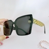Mắt Kính Thời Trang Nữ - Kính Gucci Nữ Tròng Vuông Đen Polarized Cao Cấp Mã 3331