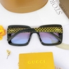 Mắt Kính Thời Trang Nữ - Kính Gucci Nữ Tròng Vuông Đen Tím Khói Cao Cấp Mã 6781
