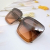 Mắt Kính Thời Trang Nữ - Kính Gucci Nữ Tròng Vuông Màu Trà Cao Cấp Full Box Mã 6781