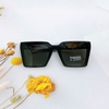 Mắt Kính Thời Trang Nữ - Kính Gucci Nữ Vuông Đen Gọng Kim Loại Mix Nâu Beo Cao Cấp X6077 Full Box