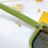 Mắt Kính Thời Trang Nữ - Kính Gucci Nữ Vuông Đen Gọng Xanh Bơ Cao Cấp 3965
