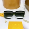 Mắt Kính Thời Trang Nữ - Kính Gucci Nữ Vuông Đen Gọng Xanh Bơ Cao Cấp 3965